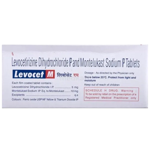 levocet m tablet 10's